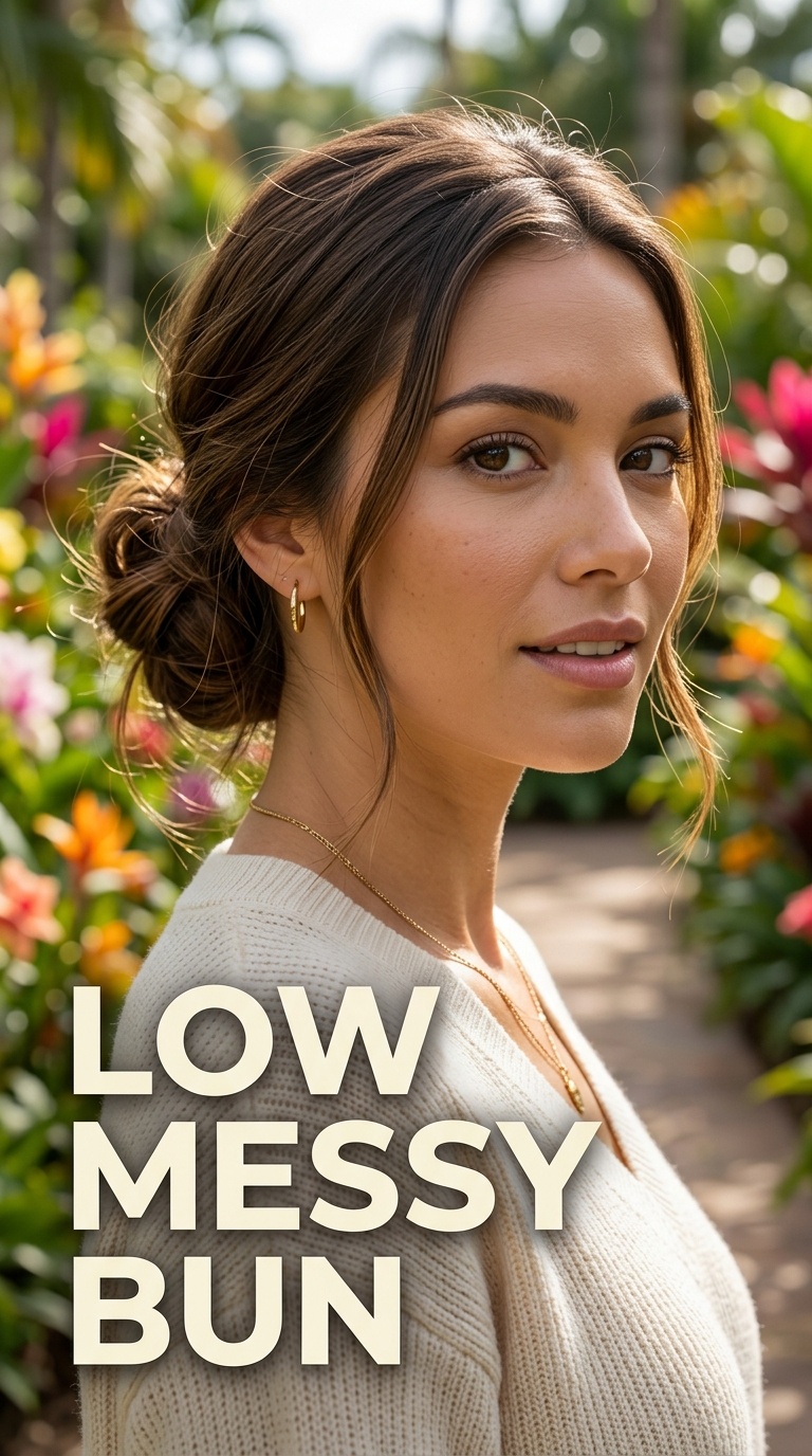 Low Messy Bun