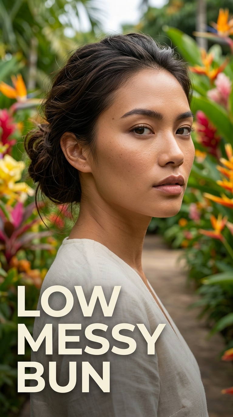 Low Messy Bun