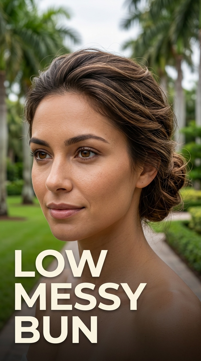 Low Messy Bun