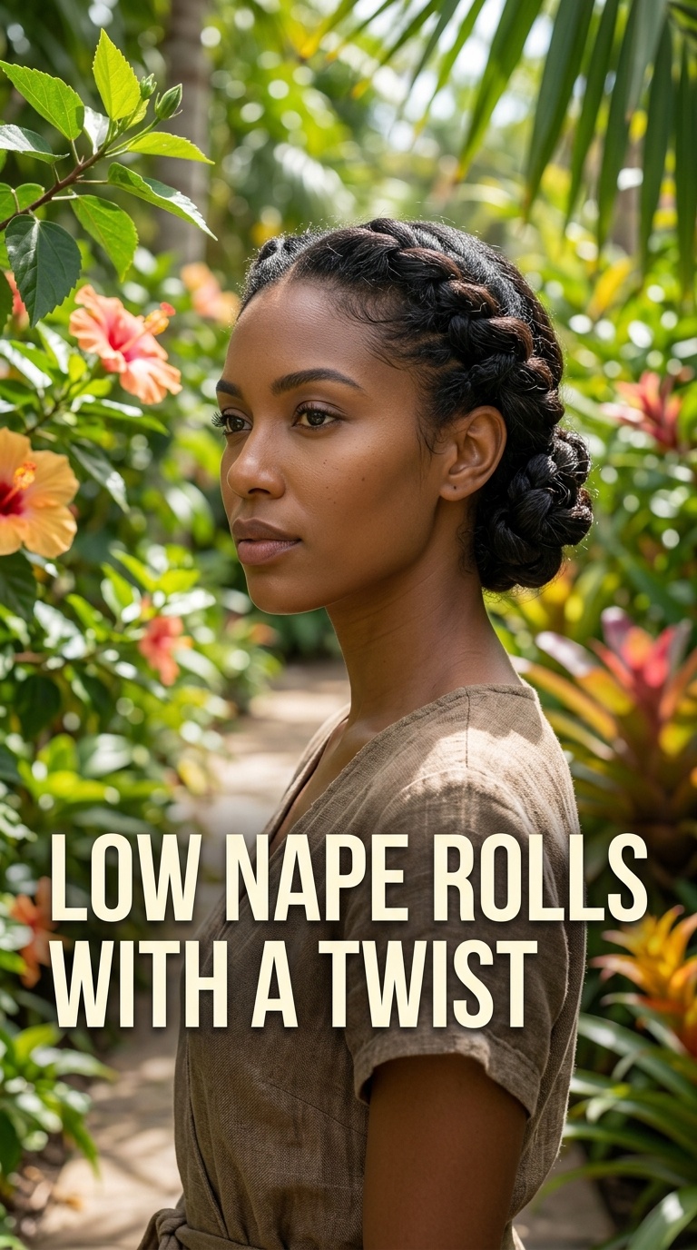 Low Nape Rolls with a Twist