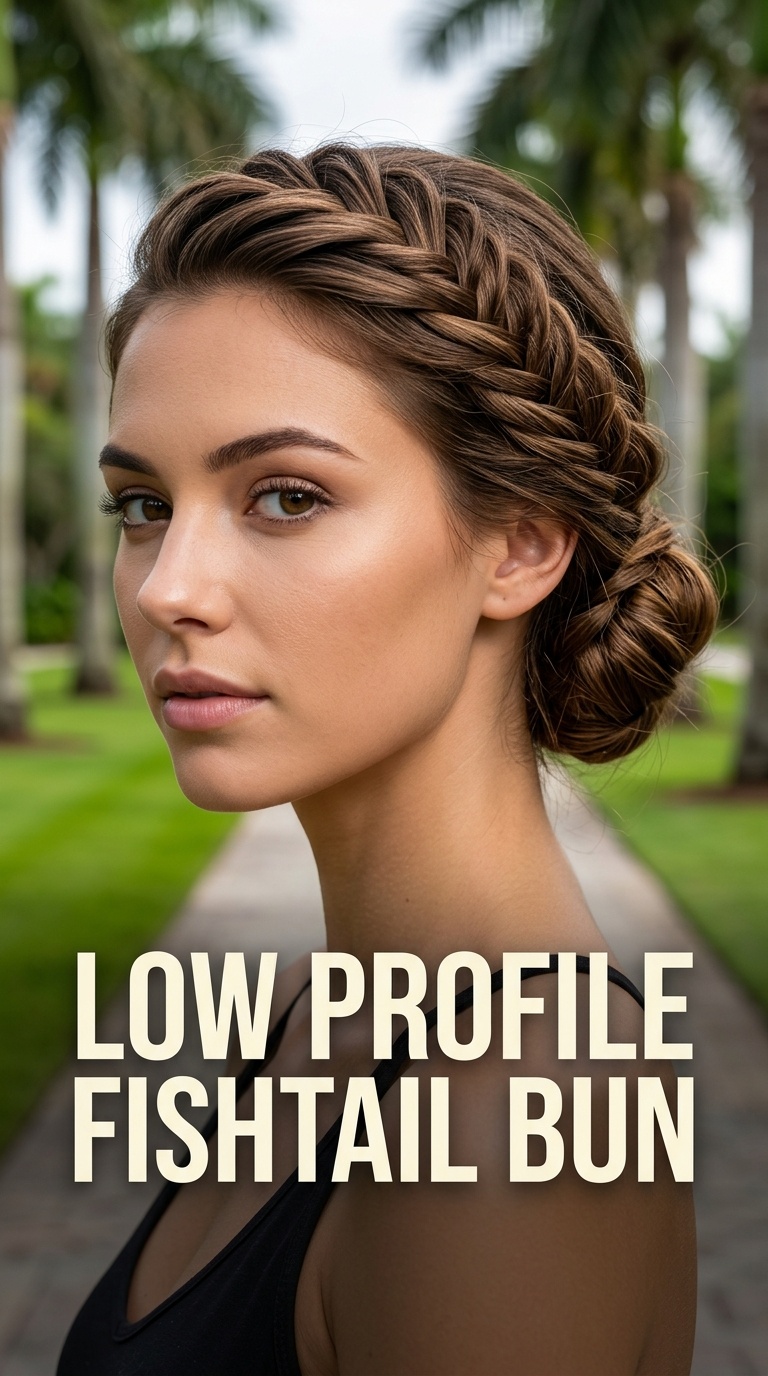 Low Profile Fishtail Bun
