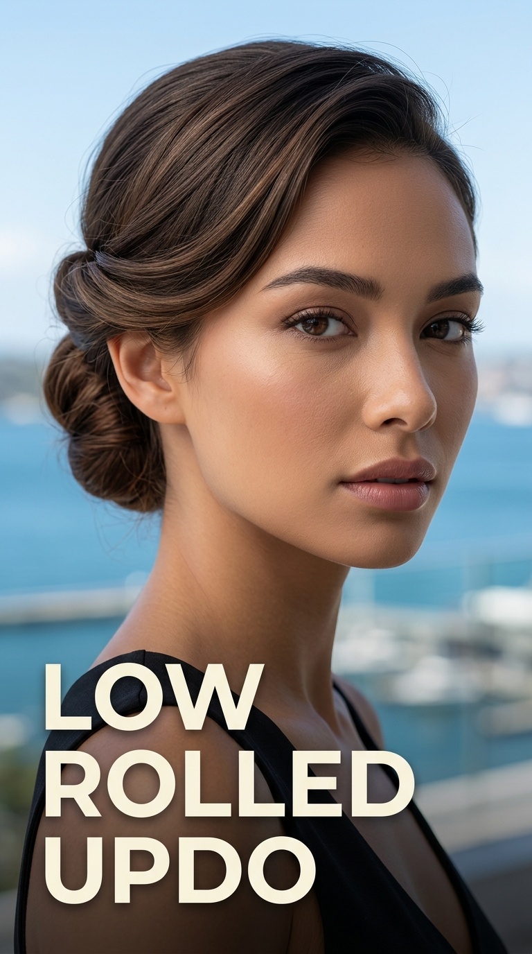 Low Rolled Updo