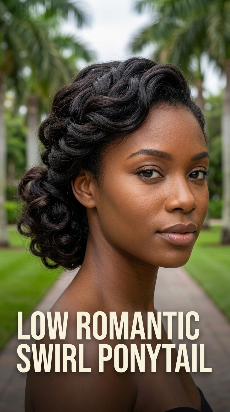 Low Romantic Swirl Ponytail