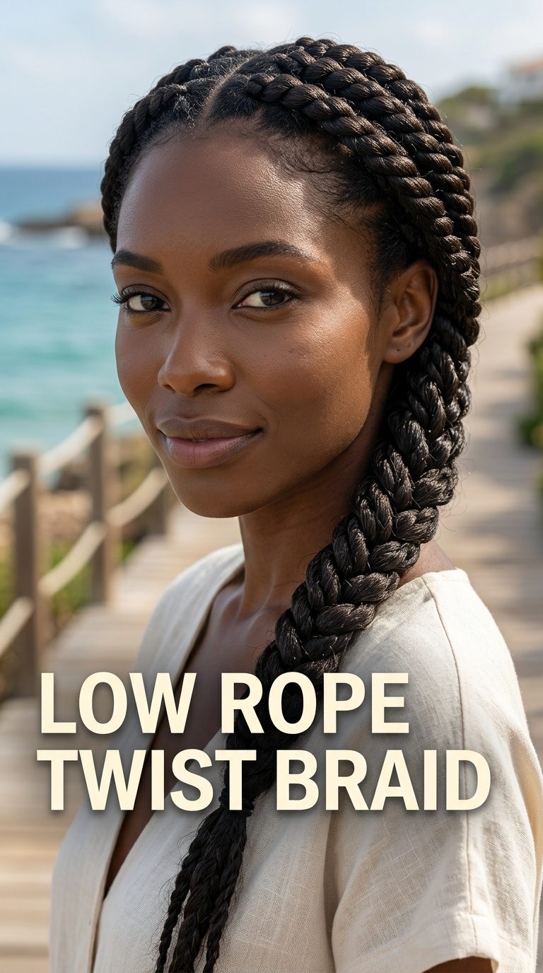 Low Rope Twist Braid