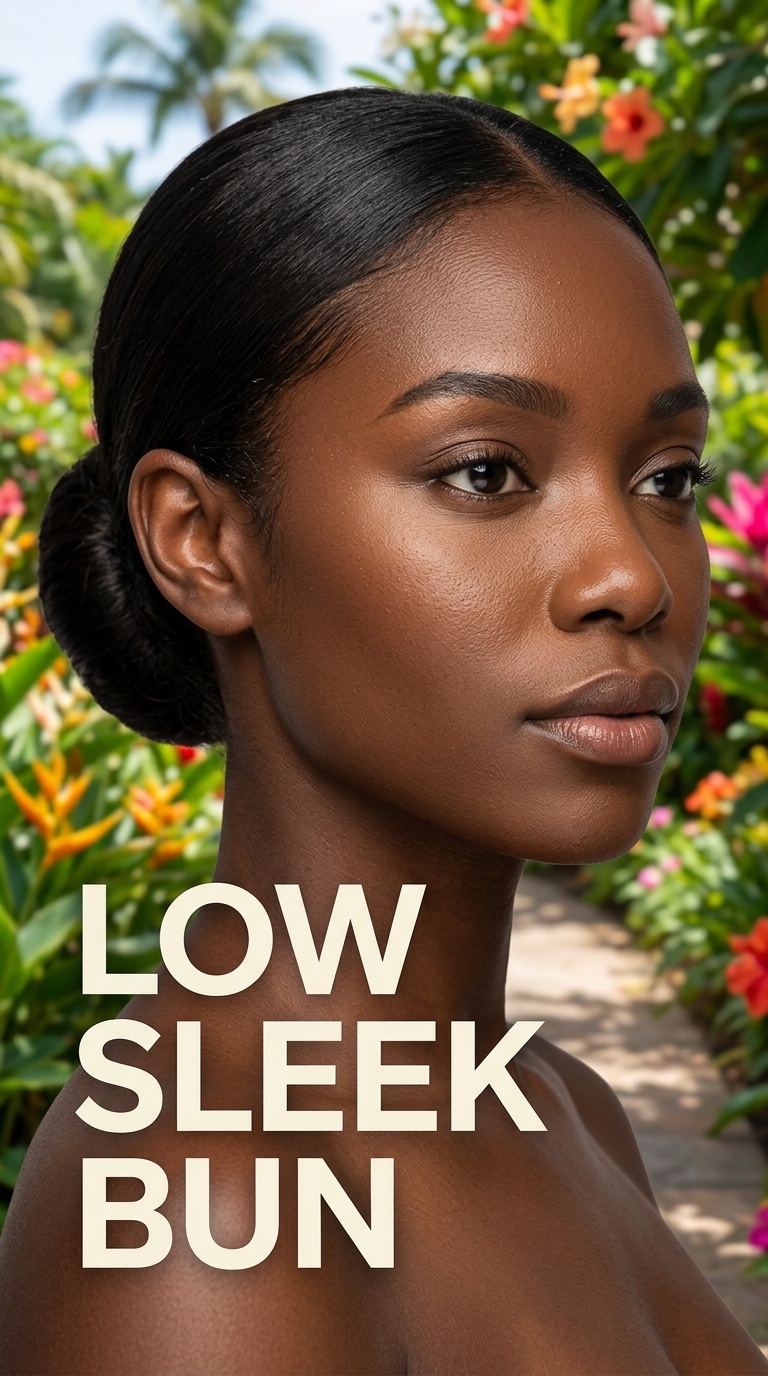 Low Sleek Bun