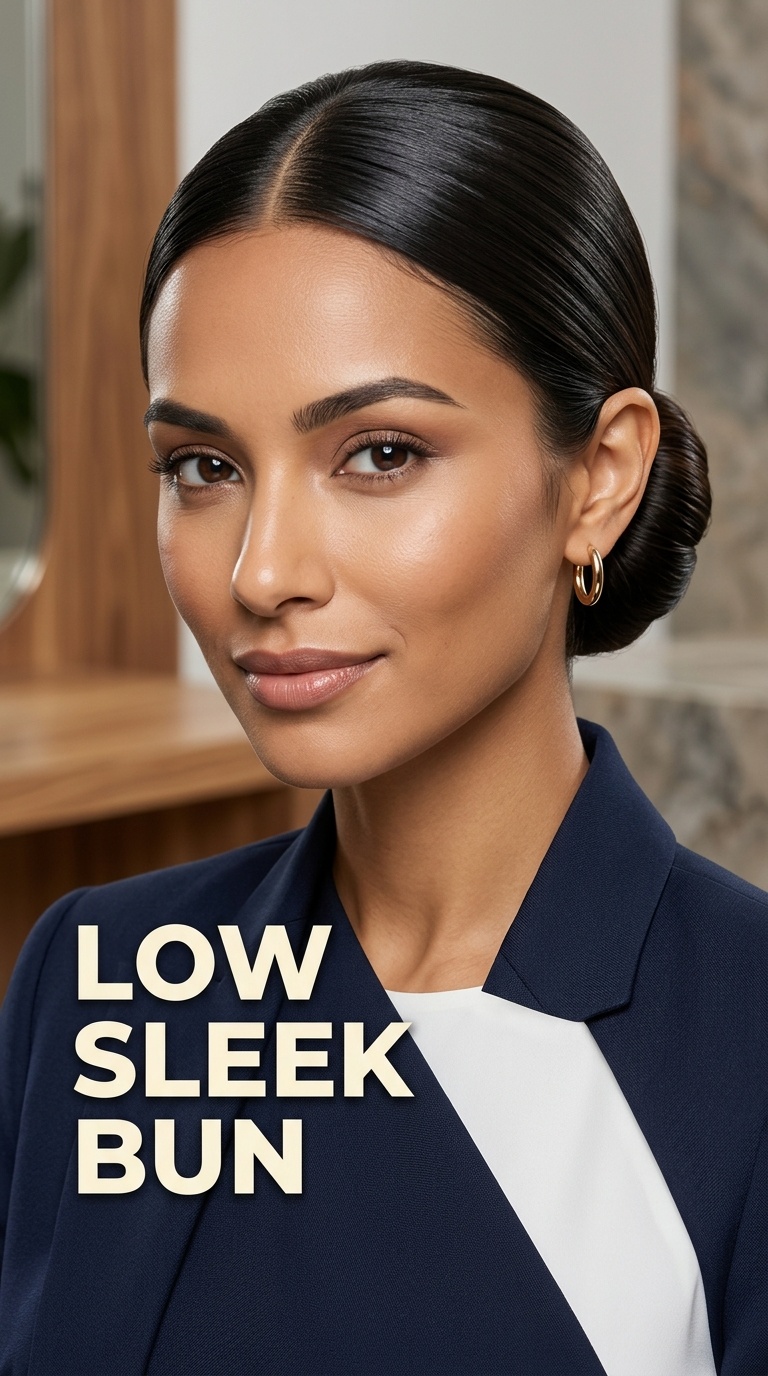 Low Sleek Bun