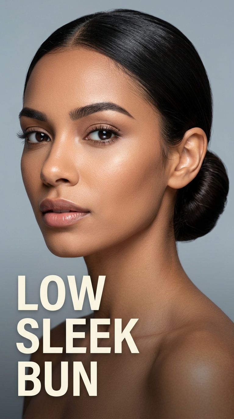 Low Sleek Bun