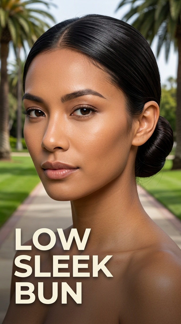 Low Sleek Bun