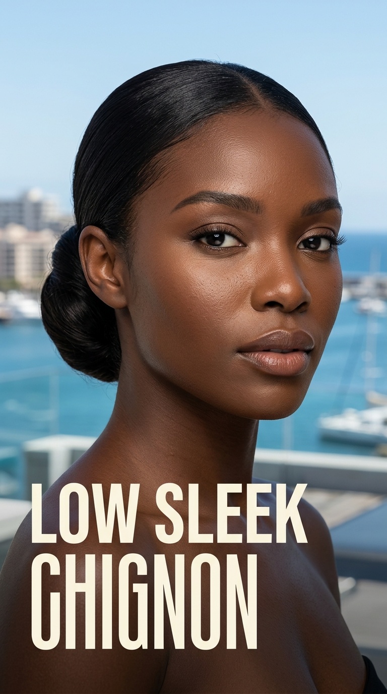 Low Sleek Chignon