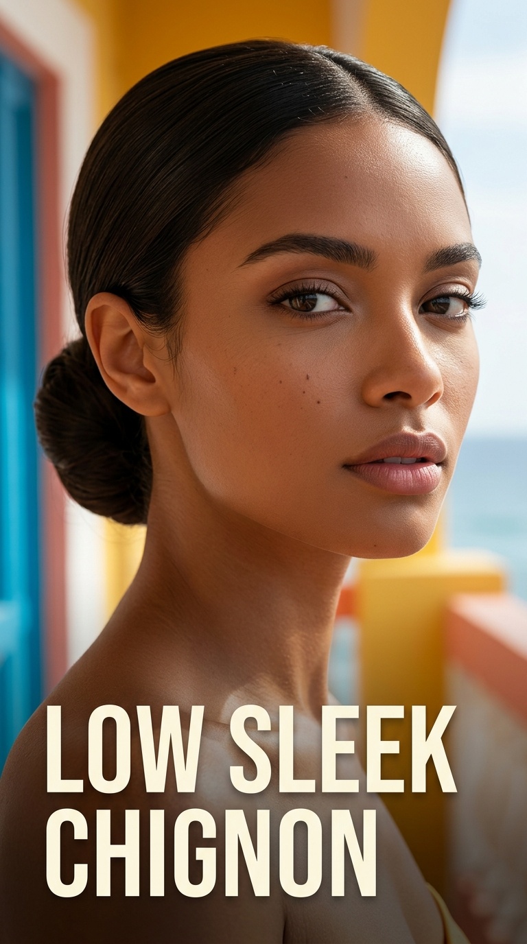 Low Sleek Chignon