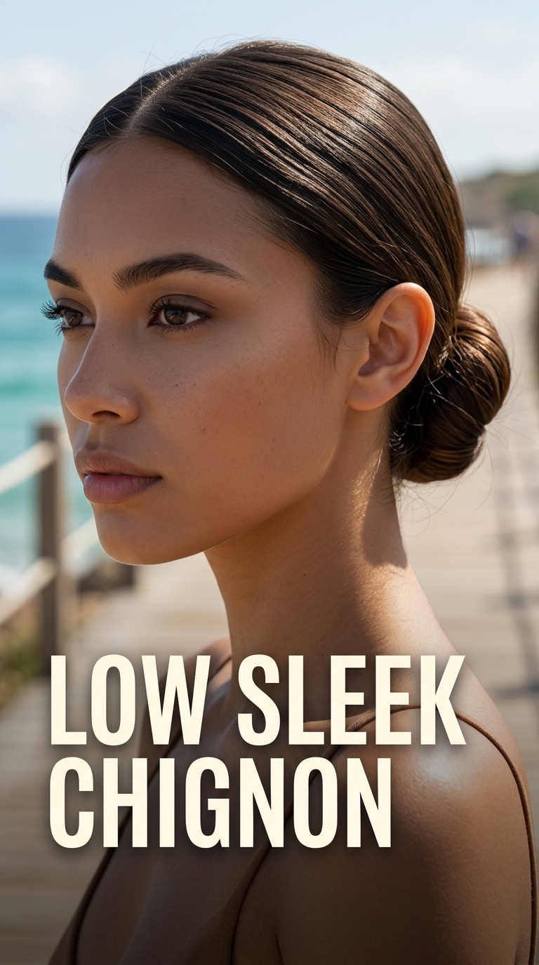 Low Sleek Chignon