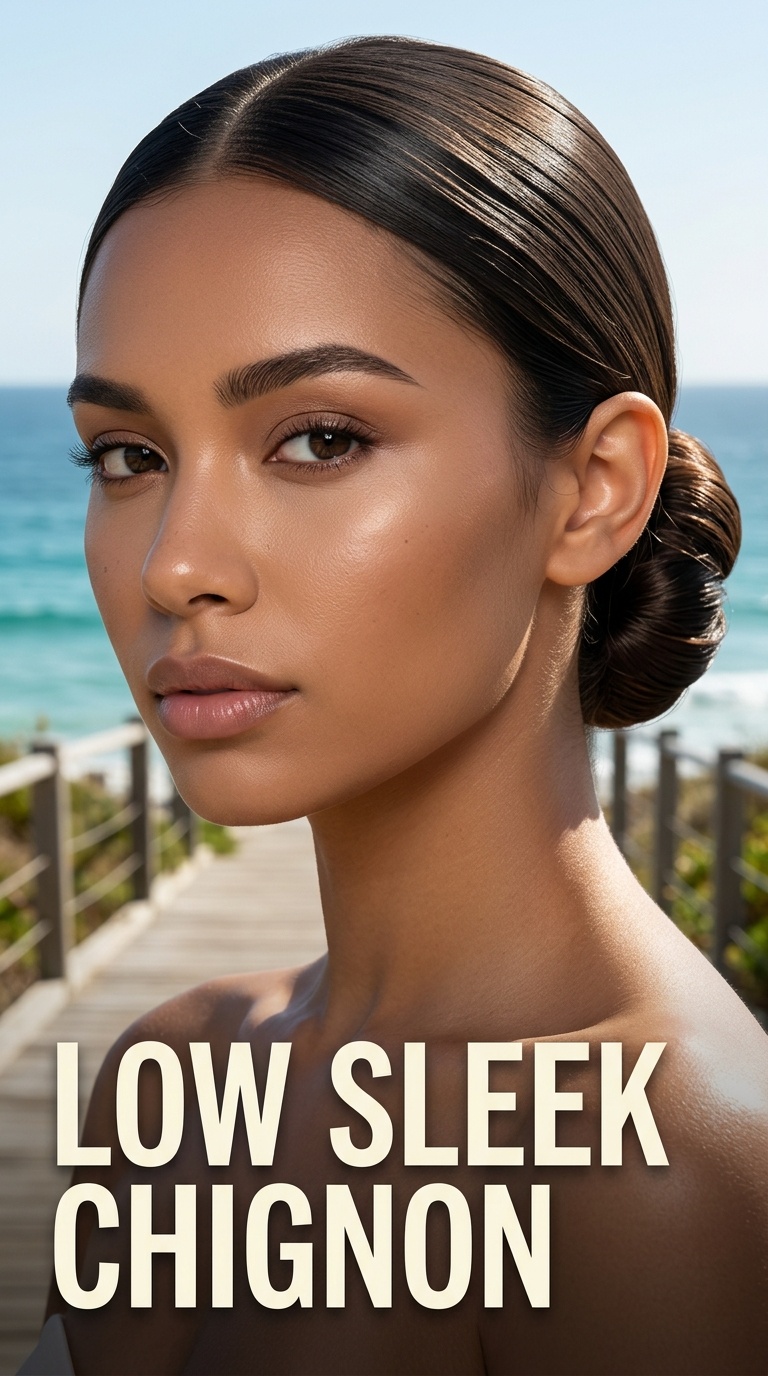 Low Sleek Chignon