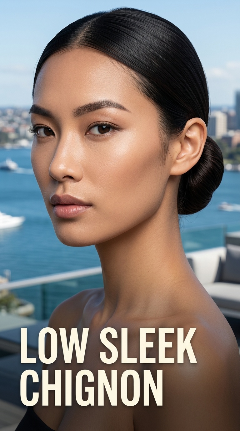 Low Sleek Chignon
