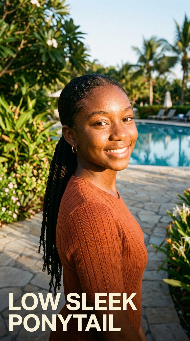 Low Sleek Ponytail