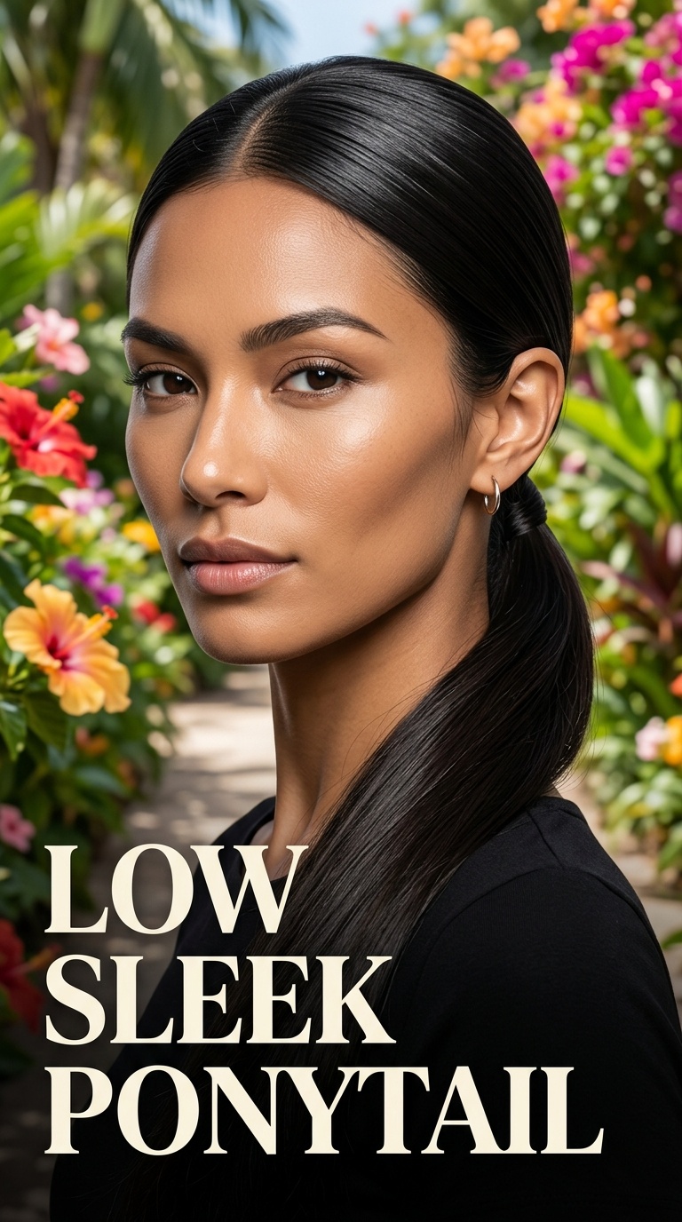 Low Sleek Ponytail