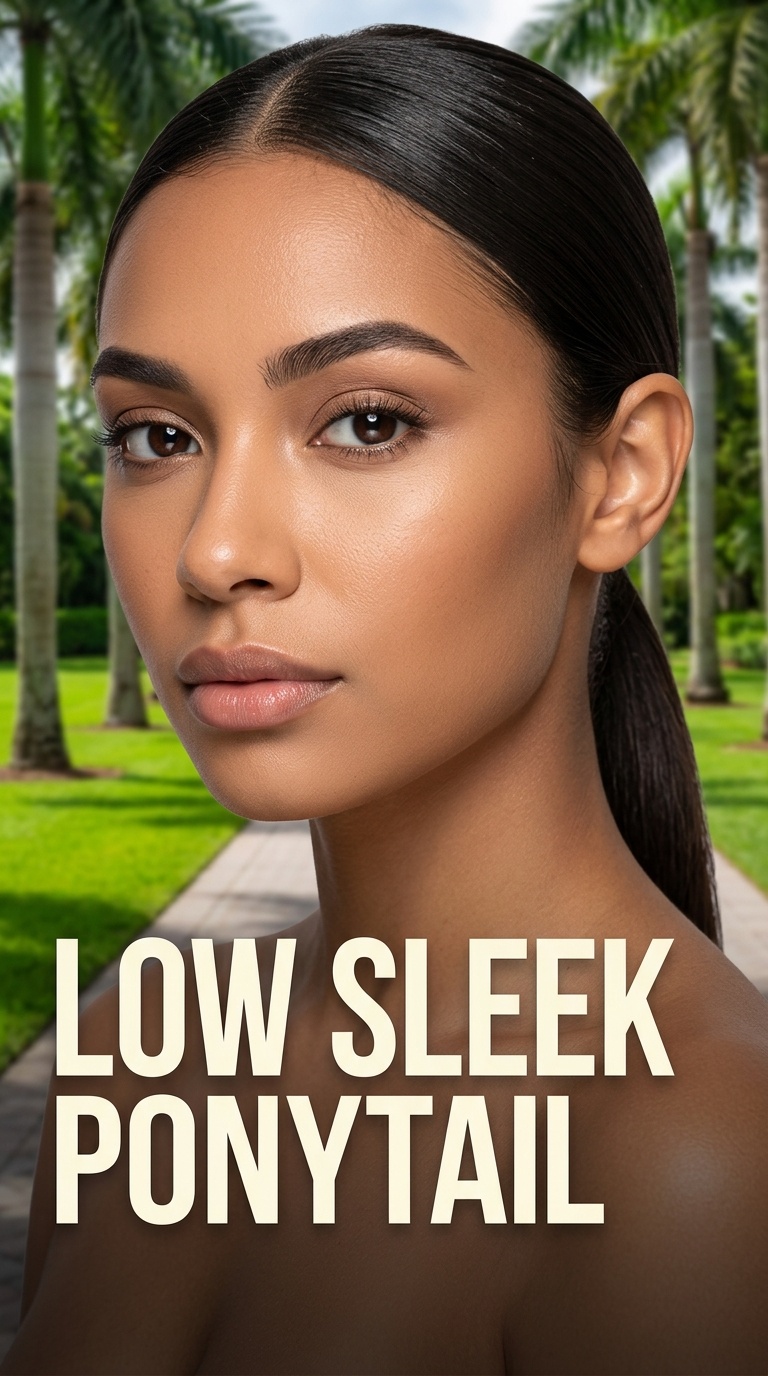 Low Sleek Ponytail