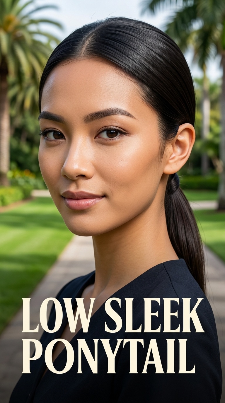 Low Sleek Ponytail
