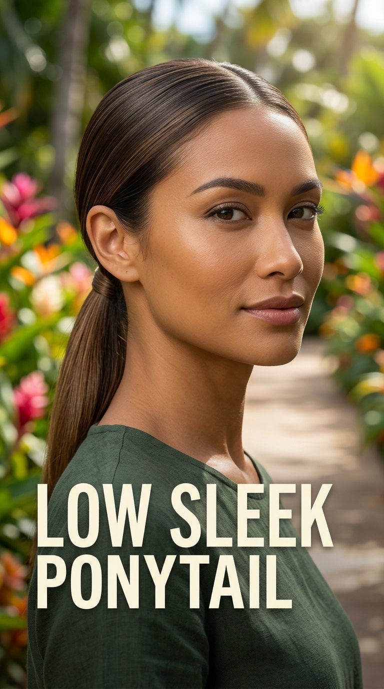 Low Sleek Ponytail