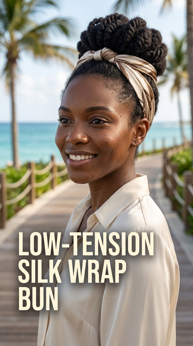 Low-Tension Silk Wrap Bun