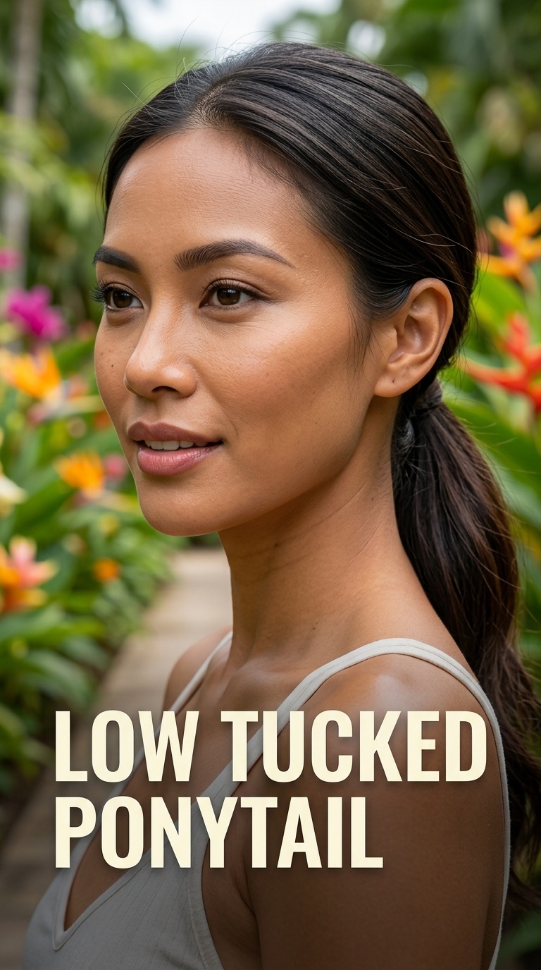 Low Tucked Ponytail