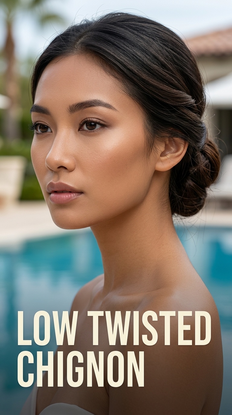 Low Twisted Chignon