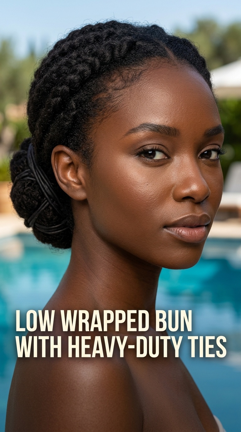 Low Wrapped Bun with Heavy-Duty Ties