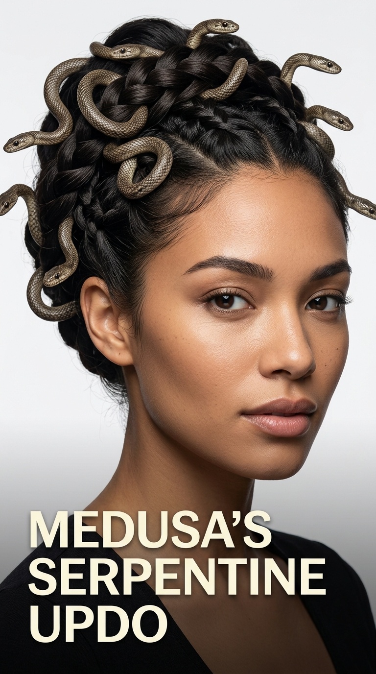 Medusa’s Serpentine Updo