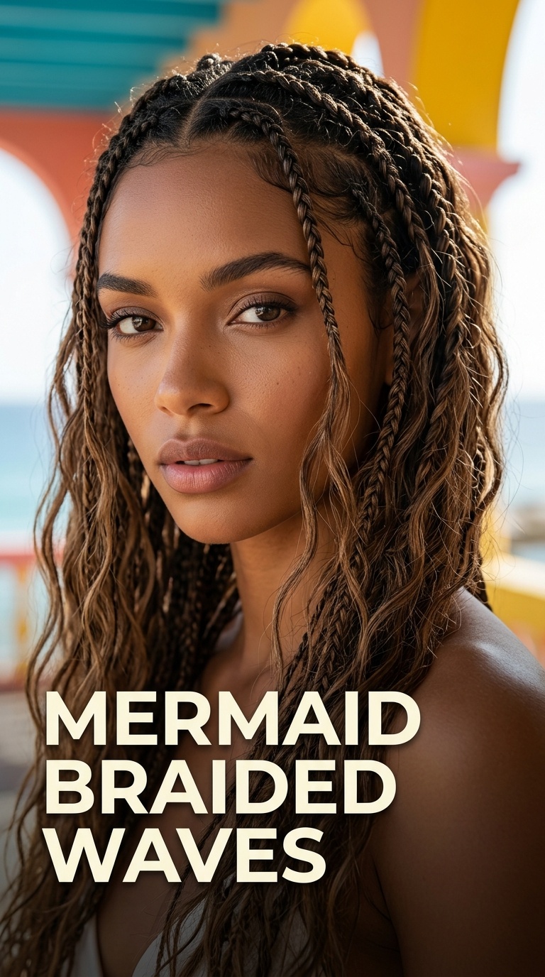 Mermaid Braided Waves