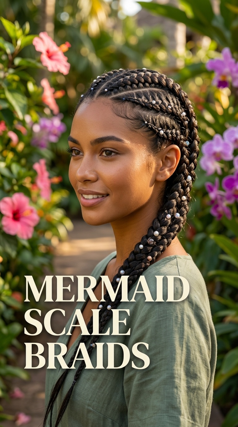 Mermaid Scale Braids