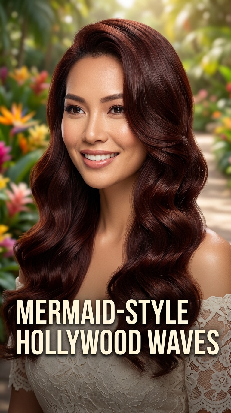 Mermaid-Style Hollywood Waves