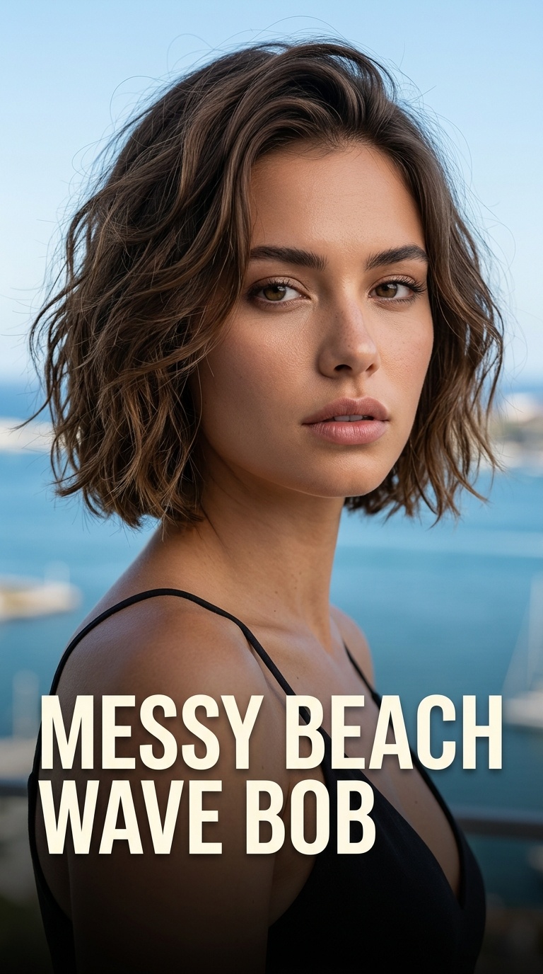 Messy Beach Wave Bob