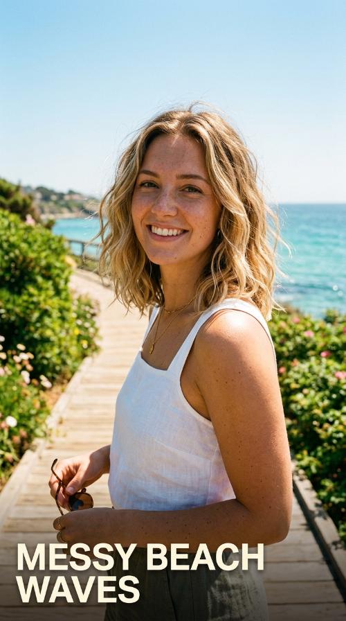 Messy Beach Waves