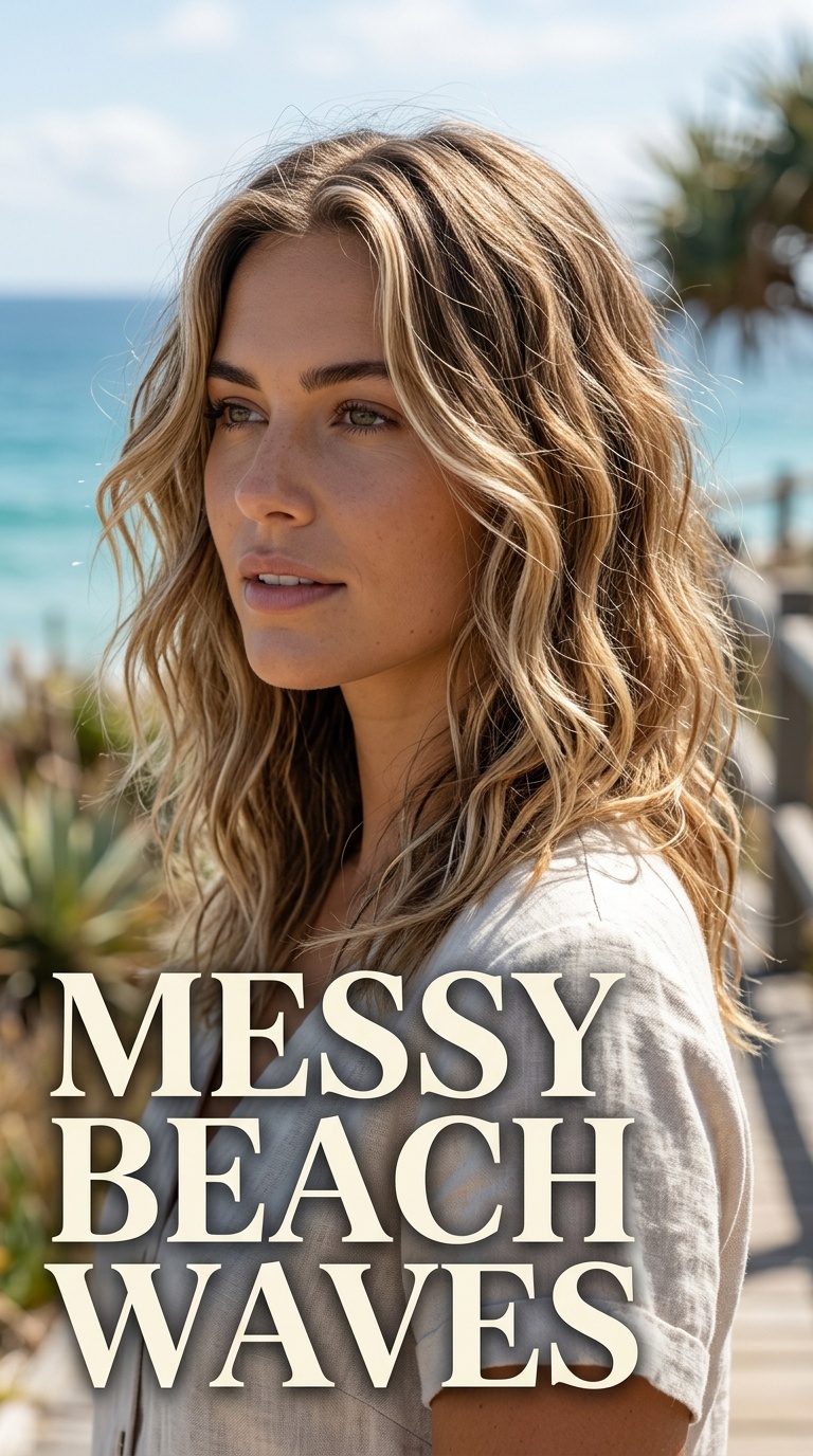 Messy Beach Waves