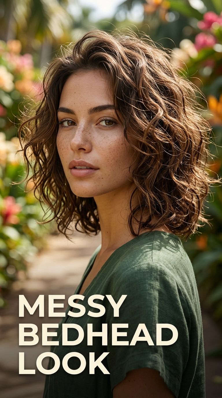 Messy Bedhead Look