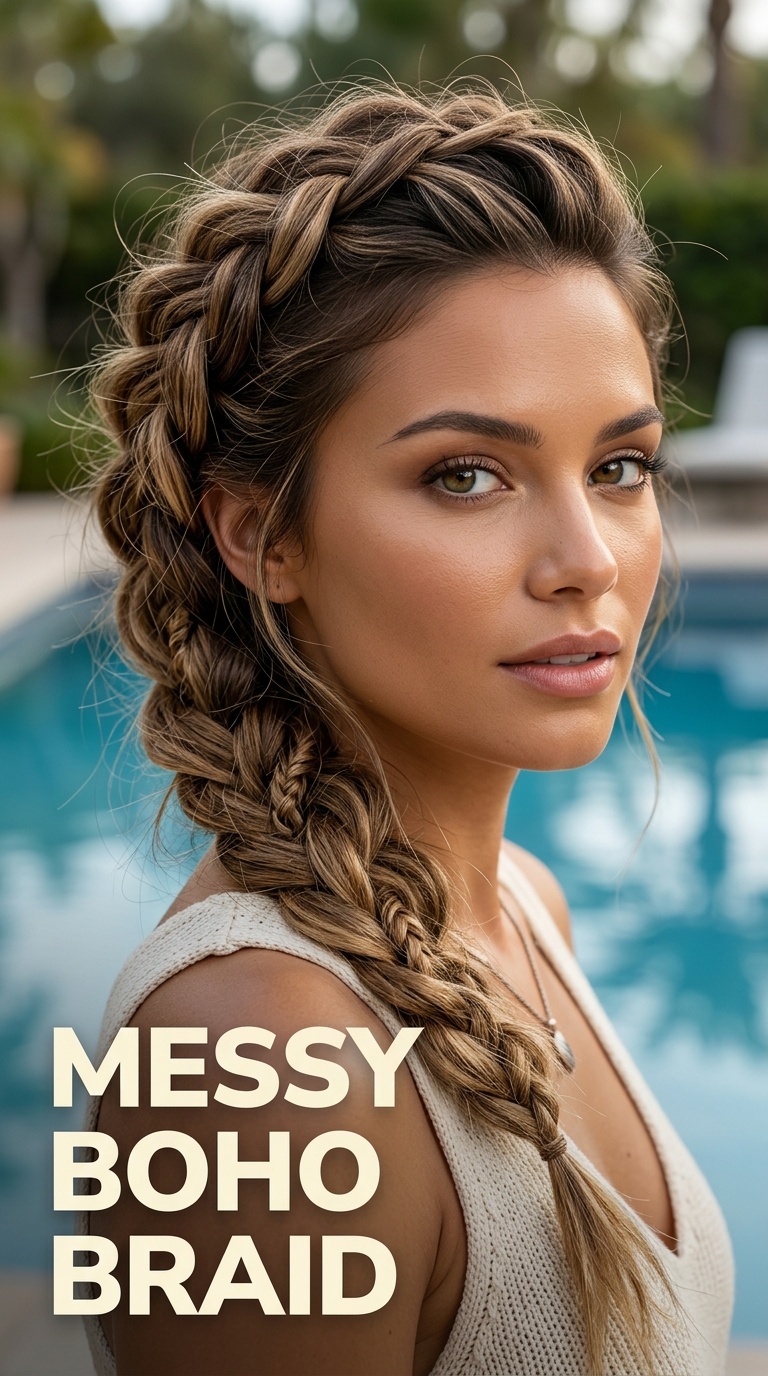 Messy Boho Braid