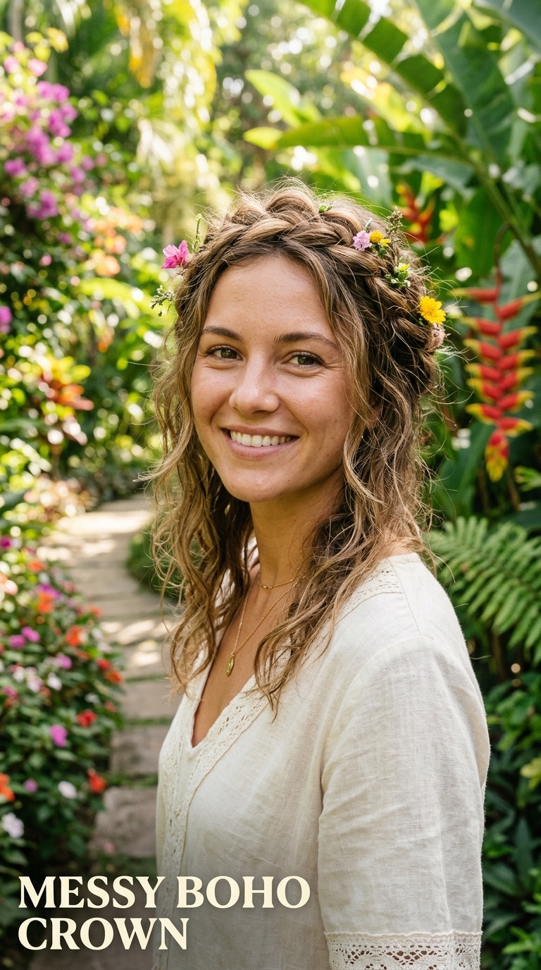 Messy Boho Crown