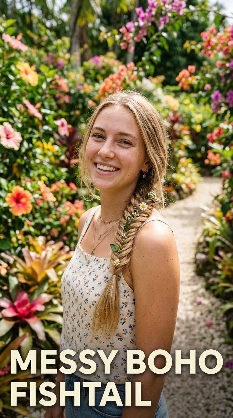 Messy Boho Fishtail