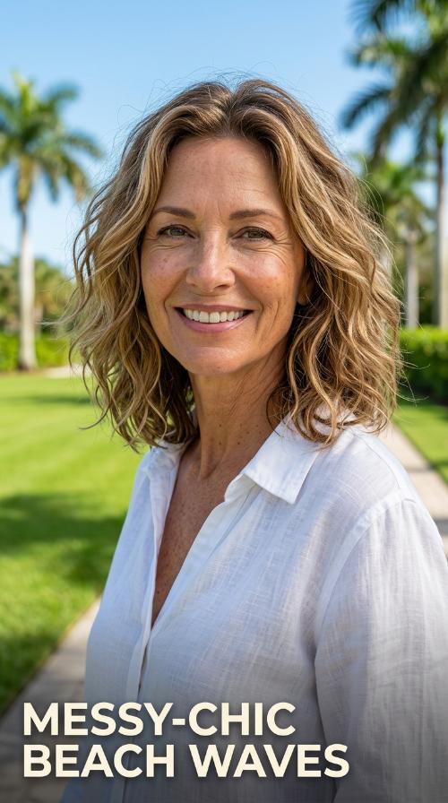 Messy-Chic Beach Waves