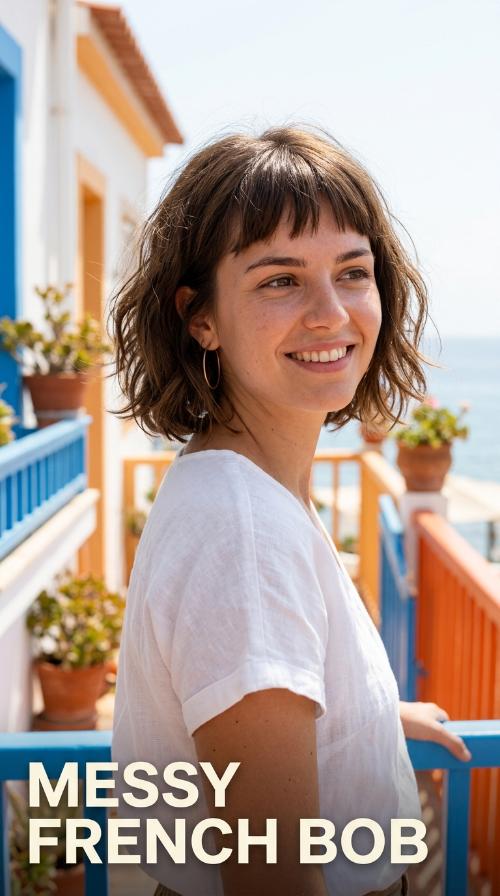 Messy French Bob