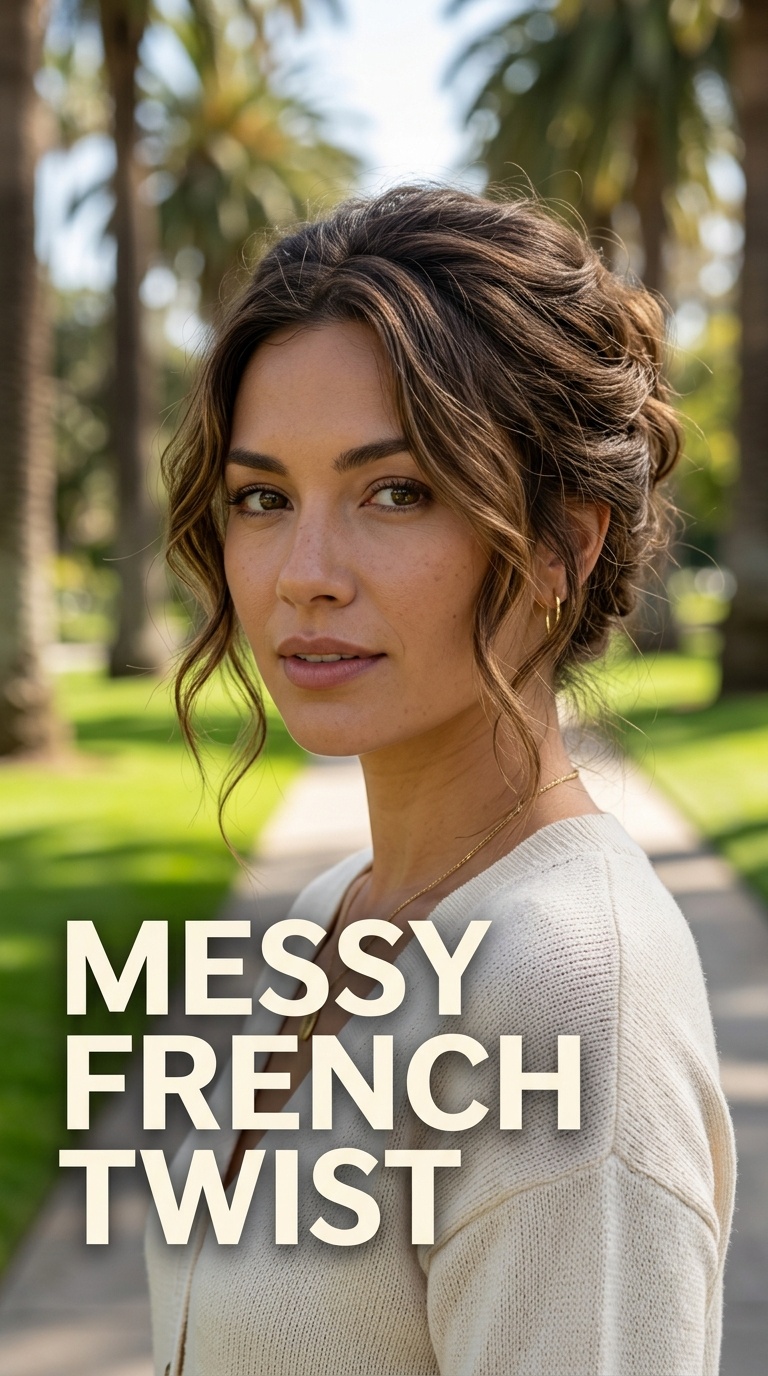 Messy French Twist