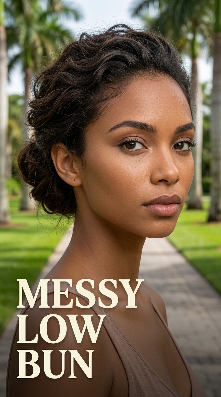Messy Low Bun