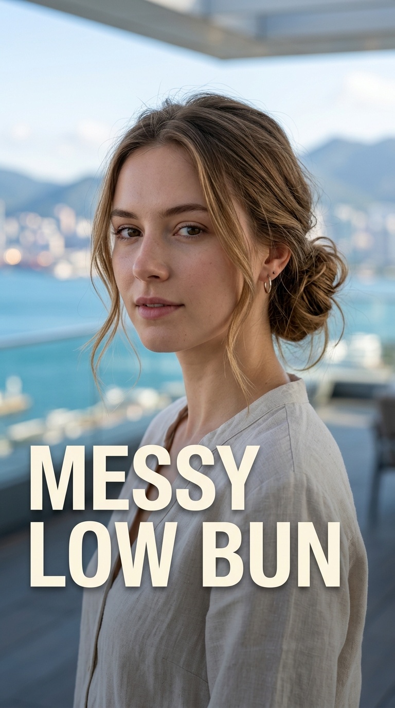 Messy Low Bun