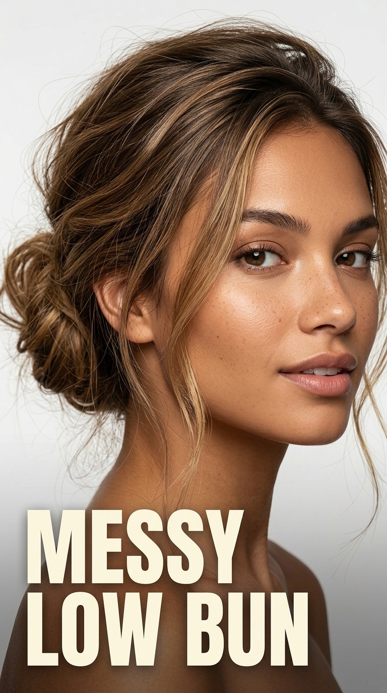 Messy Low Bun