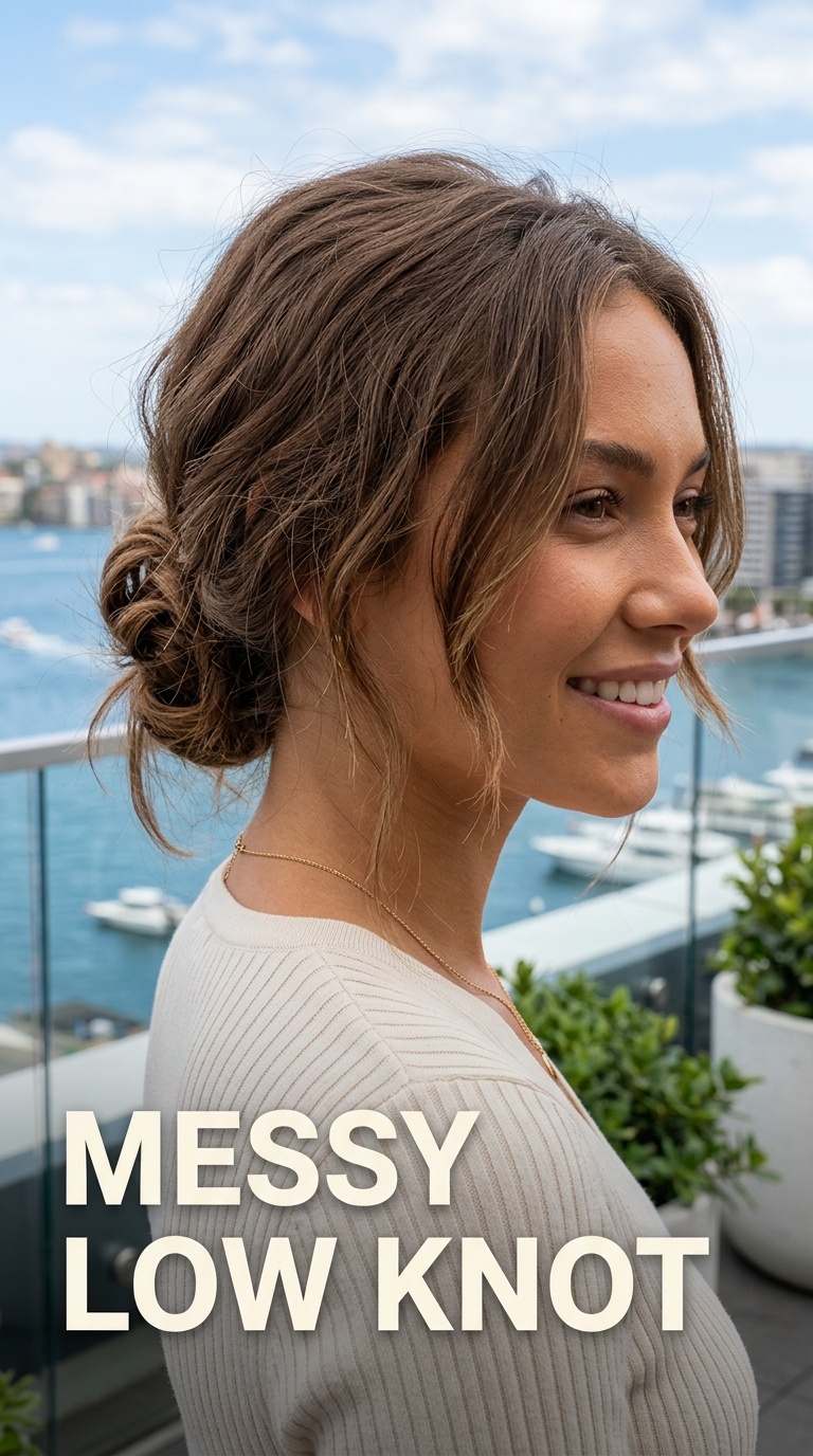 Messy Low Knot
