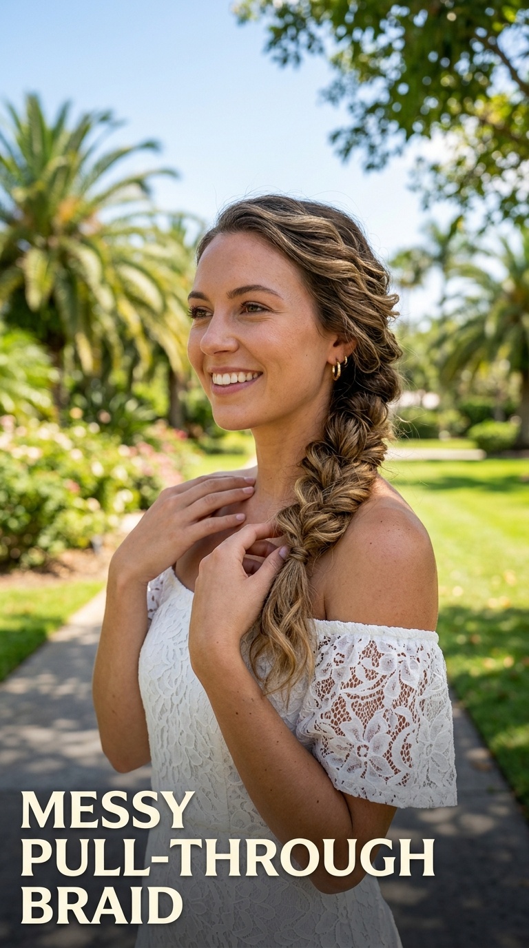Messy Pull-Through Braid