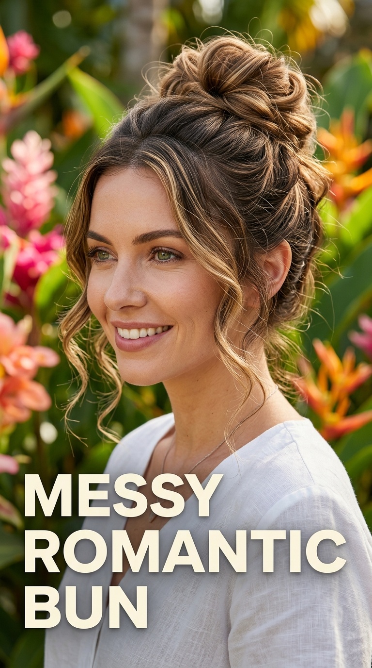 Messy Romantic Bun