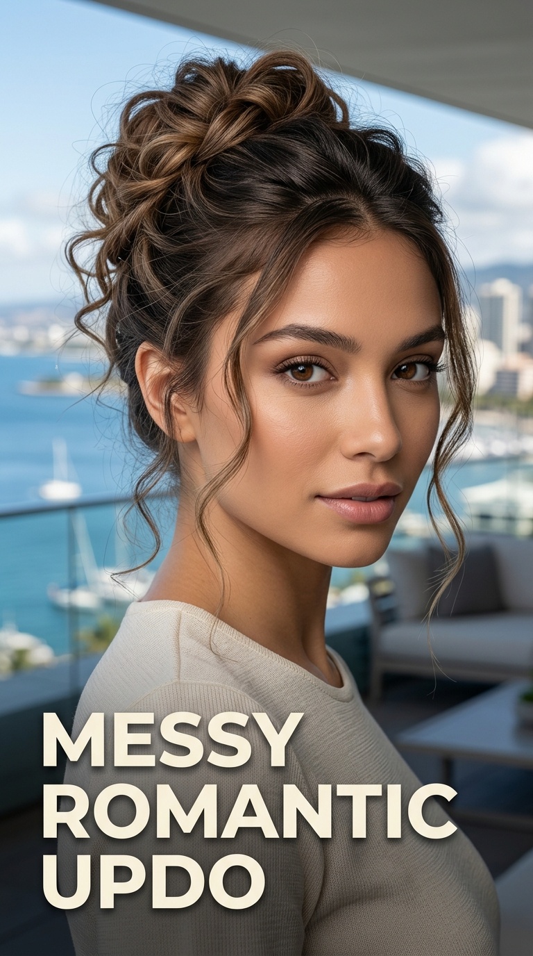 Messy Romantic Updo