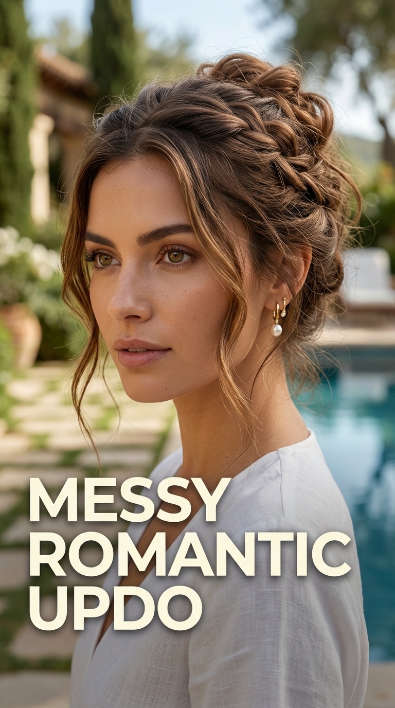 Messy Romantic Updo