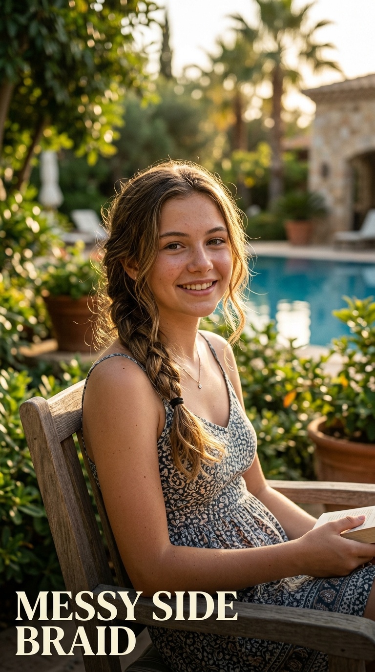 Messy Side Braid