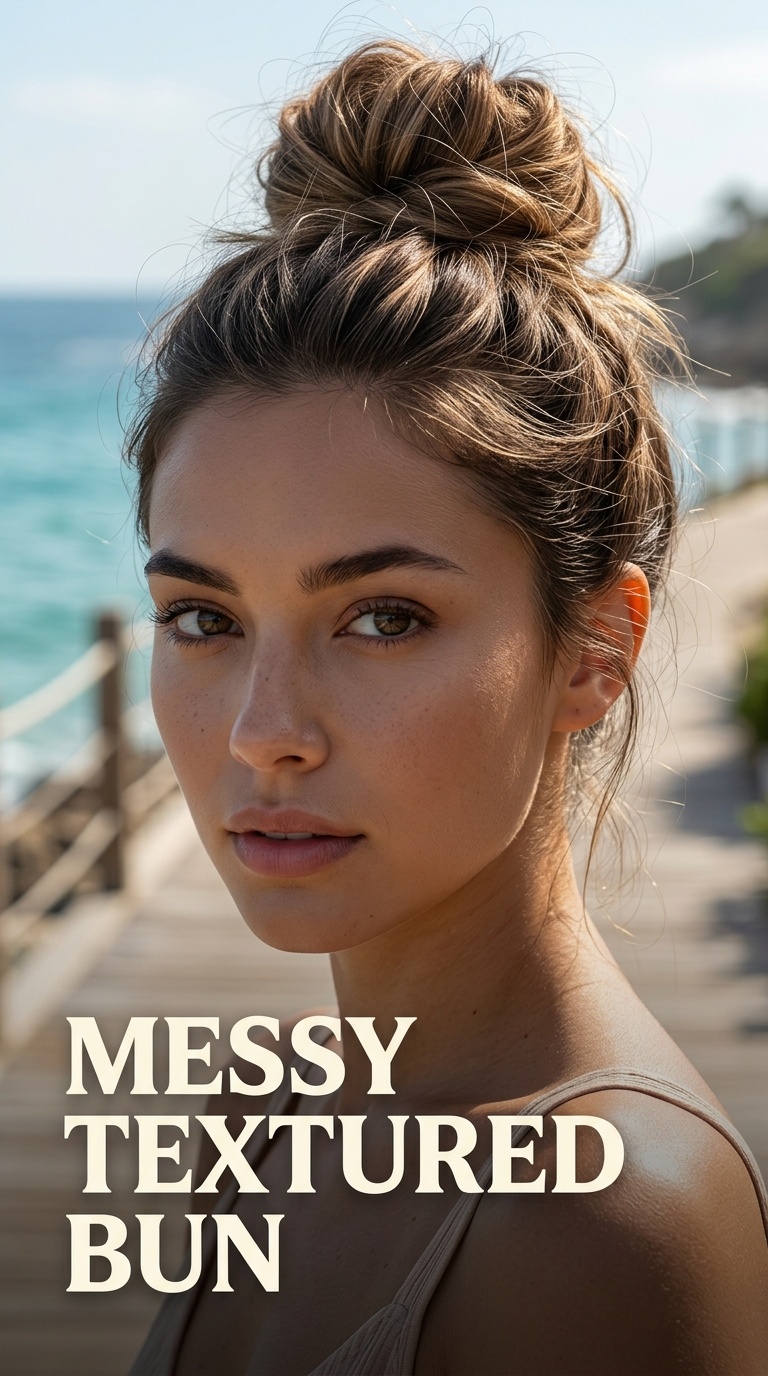Messy Textured Bun